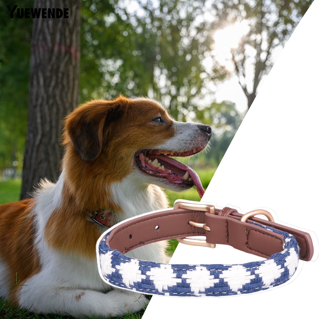 Vòng Cổ Bện Dây Dắt Thú Cưng Đi Dạo Chống Lạc Dễ Điều Chỉnh