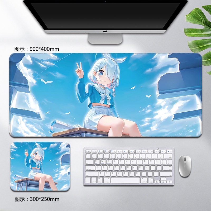 Blue Archive Caina mouse pad oversized Arona anime peripheral keyboard pad desktop pad