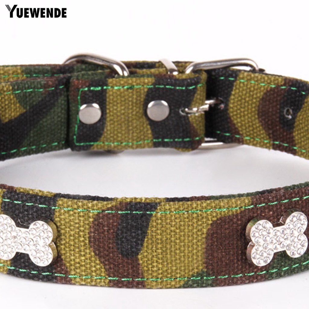 Vòng Cổ Họa Tiết Rằn Ri Đính Đá Thời Trang Cho Thú Cưng YQ.E