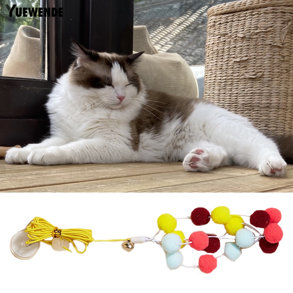 Đồ Chơi Hình Sâu Bướm Có Giác Hút Độ Co Giãn Cao Cho Mèo Cưng