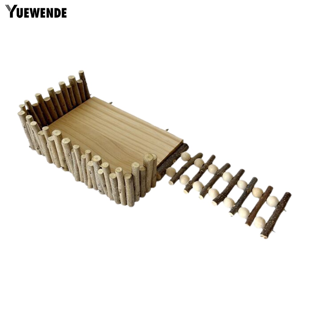 Yq.e Giá Đỡ Chuột Hamster Bằng Chất Liệu Tự Nhiên Màu Trơn Độ Ổn Định Cao Chống Mài Mòn