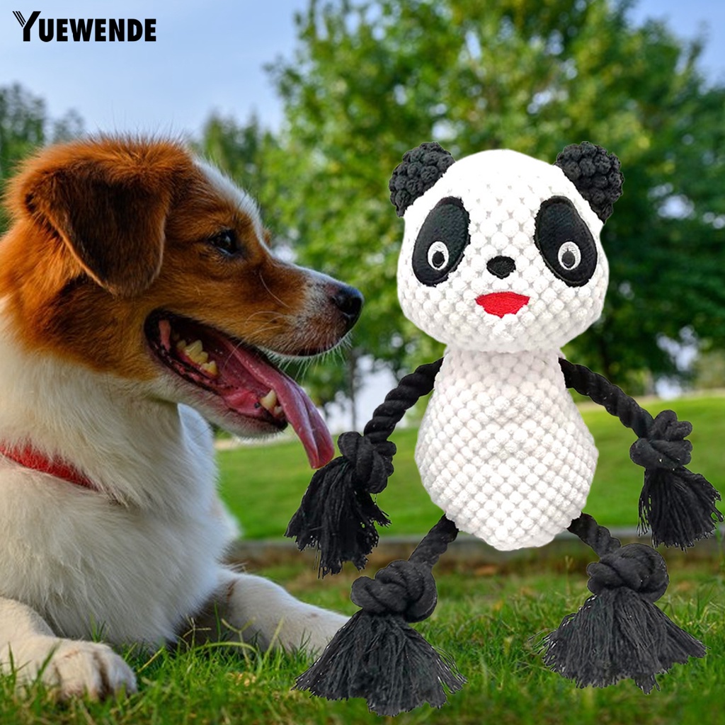 Yq.e Búp Bê Đồ Chơi Bắt Mắt Bằng Cotton PP Họa Tiết Hổ / Gấu Trúc Hoạt Hình Cho Thú Cưng