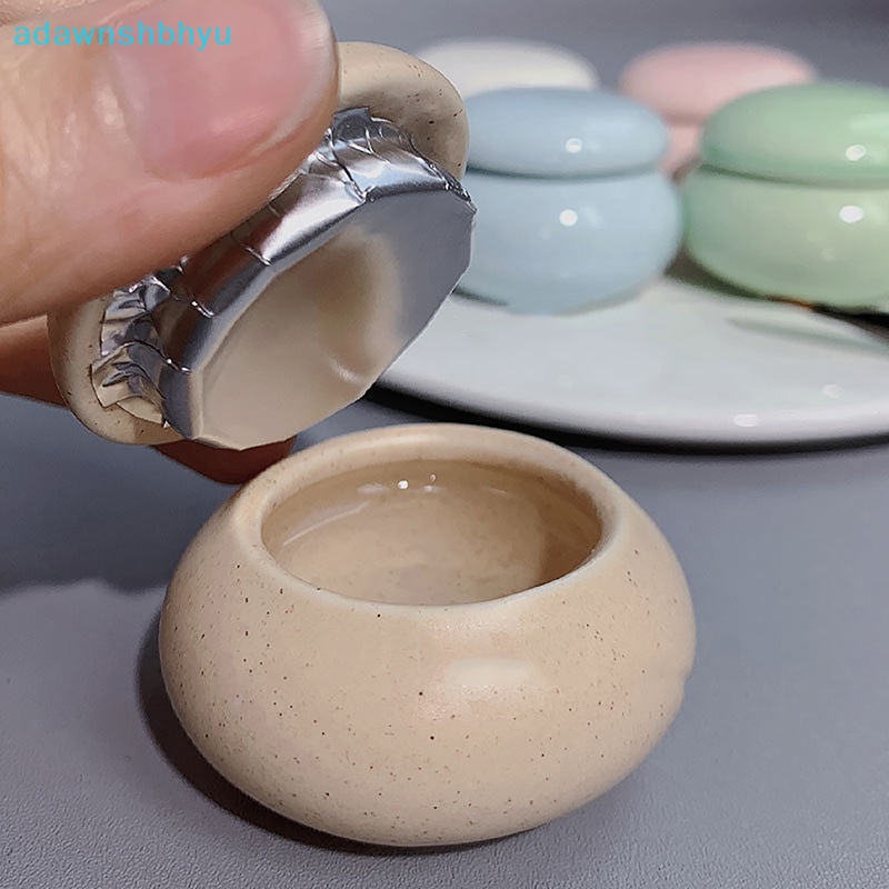 Cốc Sứ Rửa Móng Tay Có Nắp Đậy Tiện Dụng