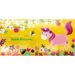Touch And Feel Silicon Board Book - Unicorns