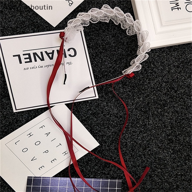 Băng Đô Cài Tóc Vải Bông Mềm Mại Đính Nơ Tai Thỏ Có Thể Tháo Rời Phong Cách Lolita Đáng Yêu Cho Bé Gái