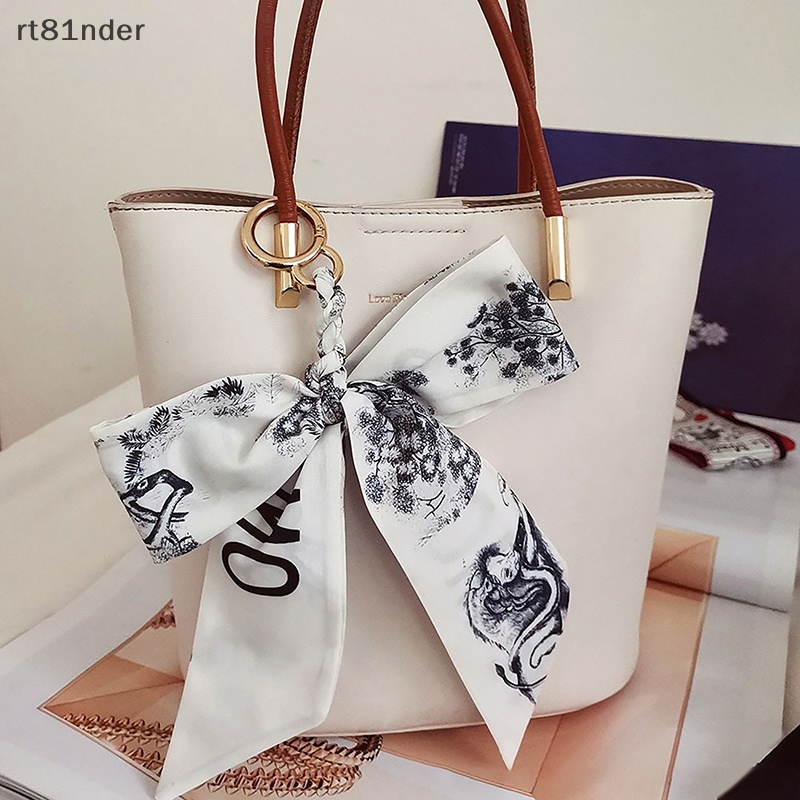 Rt Móc Khóa Khăn Quàng Cổ Lụa Mềm Thắt Nơ Phụ Kiện Túi Xách n