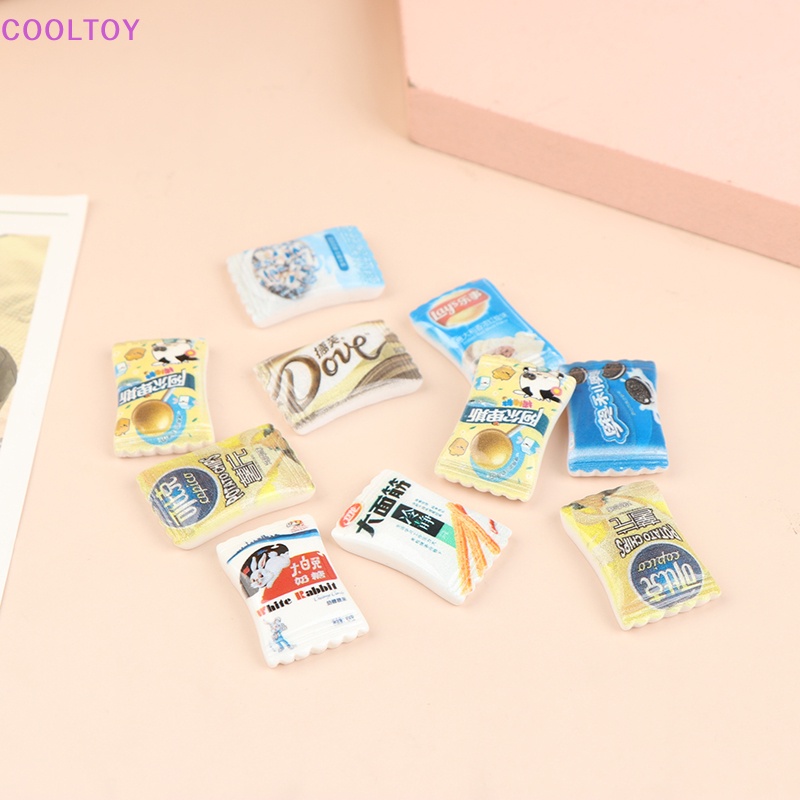 Cooltoy Set 10 Đồ Chơi Mô Hình Kẹo Khoai Tây Chiên Mini Cho Nhà Búp Bê