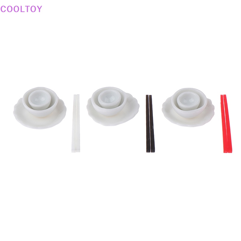 Bộ Chén Dĩa Đồ Chơi Tỷ Lệ 1 / 12 Cho Nhà Búp Bê