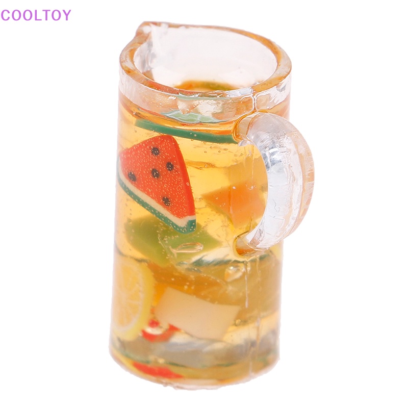 Cooltoy 1 Mô Hình Ly Trà / Trái Cây Tỉ Lệ 1: 12 Trang Trí Nhà Búp Bê