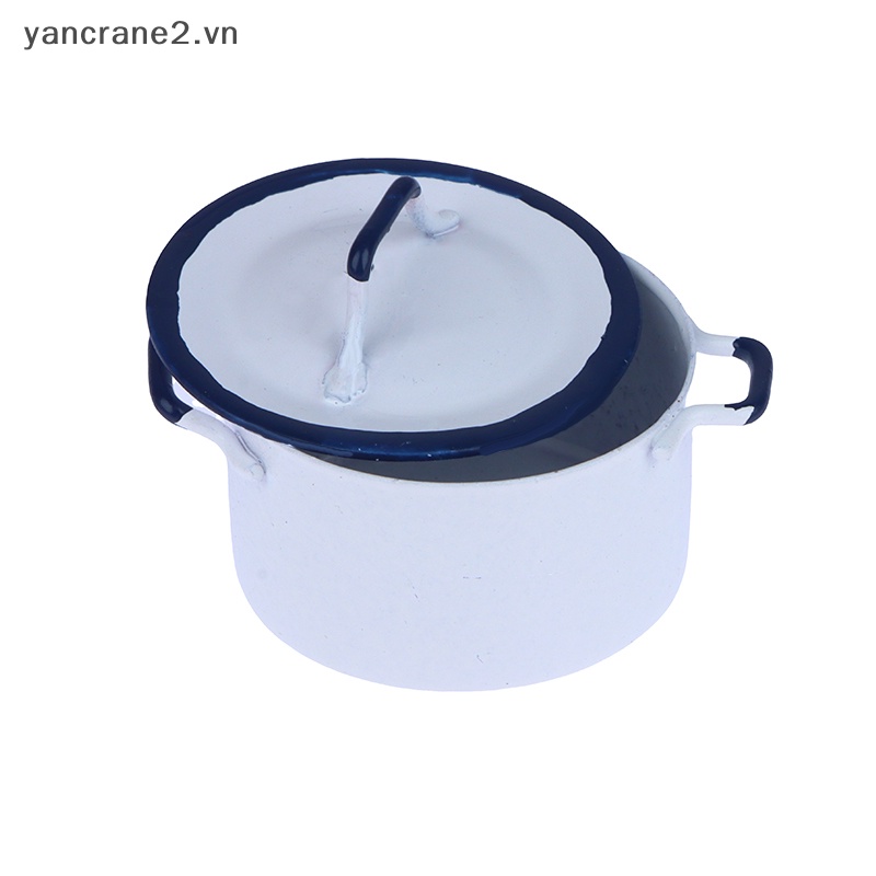 Mô Hình Nồi Nấu Ăn Có Nắp 1: 12 Trang Trí Nhà Búp Bê 1: 12