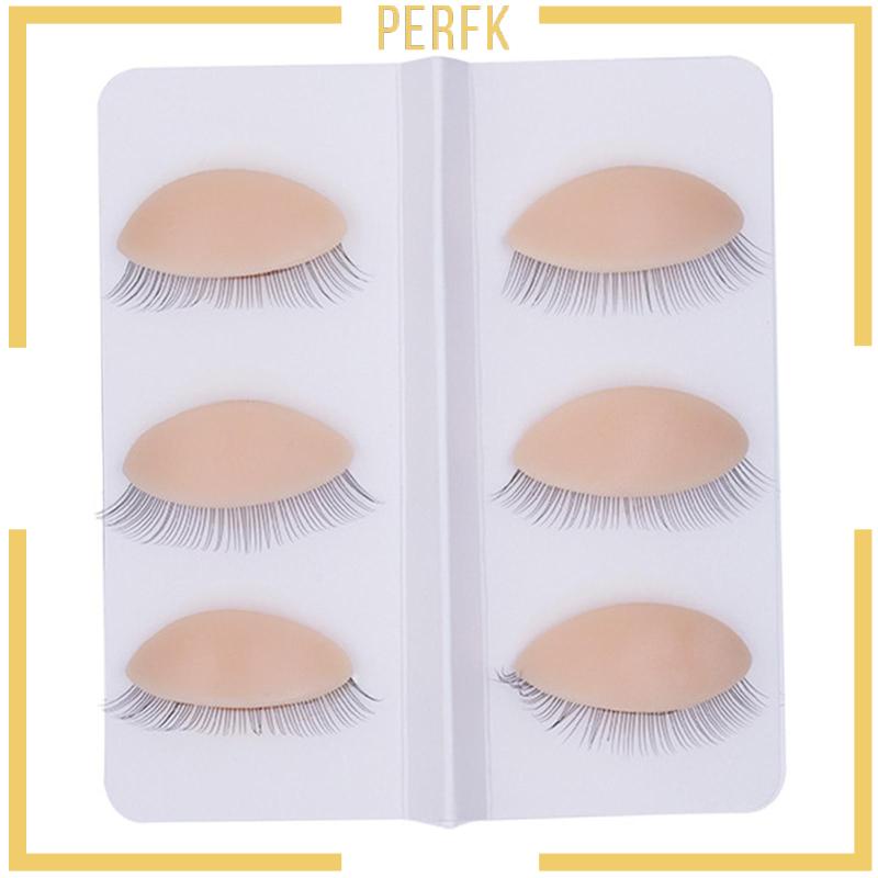 Set 6 Miếng Dán Kích Mí Giả Có Thể Tháo Rời Hỗ Trợ Luyện Tập Trang Điểm Lông Mi