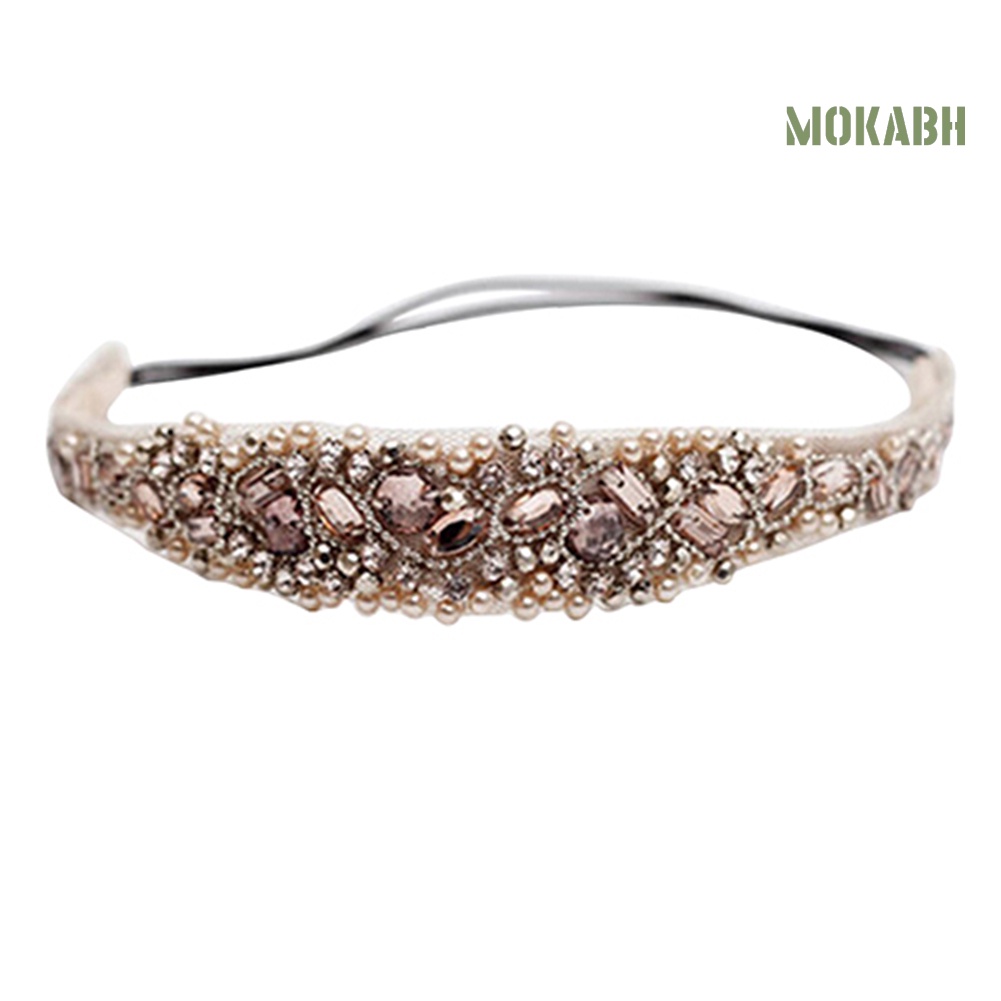 Băng Đô Ren Đính Ngọc Trai Giả Ngọt Ngào Thời Trang Cho Nữ