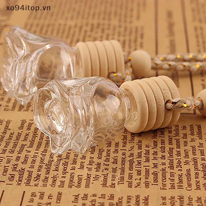 Xoitop Bình Hoa Thủy Tinh Trong Suốt Có Thể Bơm Đầy Lại Dùng Để Trang Trí Nội Thất Xe Hơi