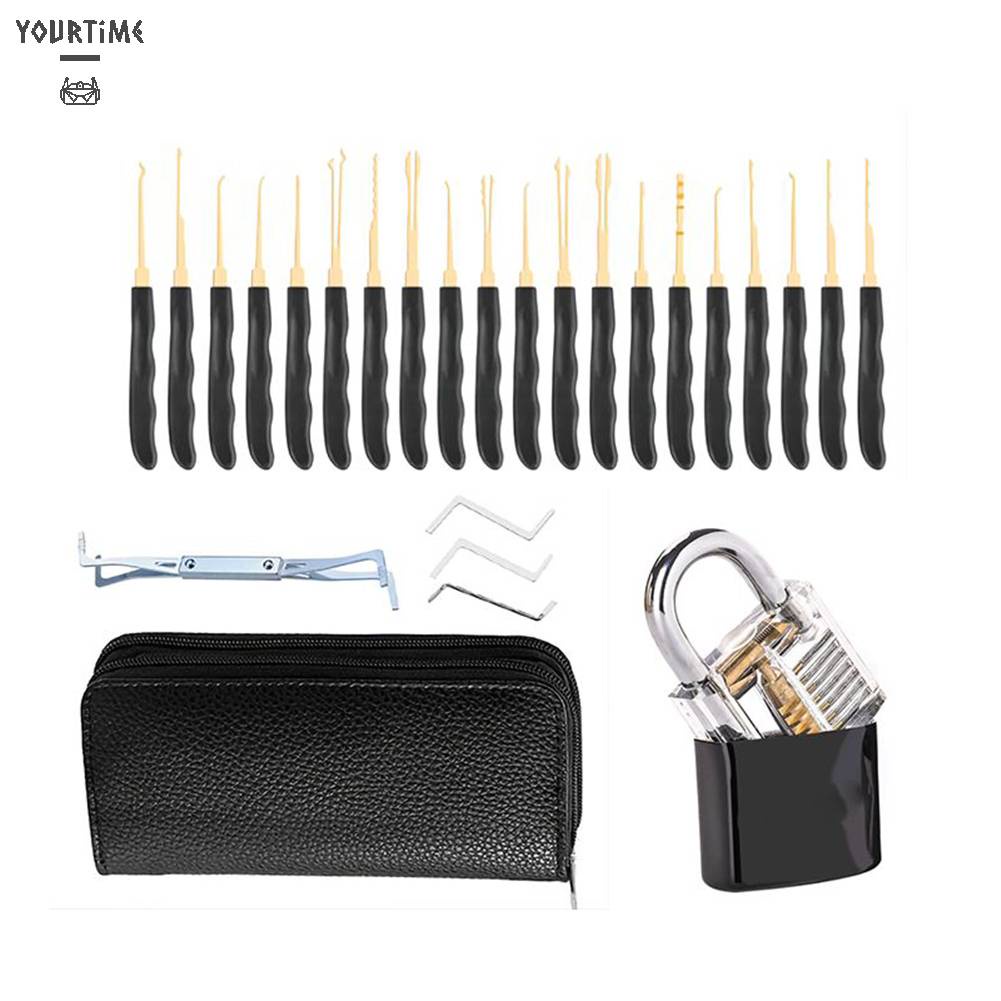 Bộ 26 Dụng Cụ Mở Khóa Trong Suốt Cho Người Mới Bắt Đầu