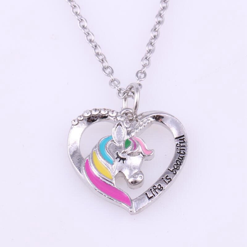 Vòng cổ Mặt Hình Kỳ Lân Đính Đá Thời Trang Cho Tuổi Teen