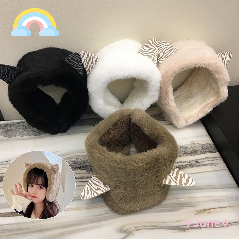 Chụp Tai Giả Lông Thú Mềm Mại Hợp Thời Trang Thu Đông