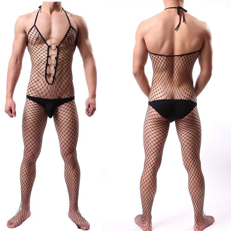 Tất Body Xuyên Thấu Hở Đáy Quyến Rũ Cho Nam