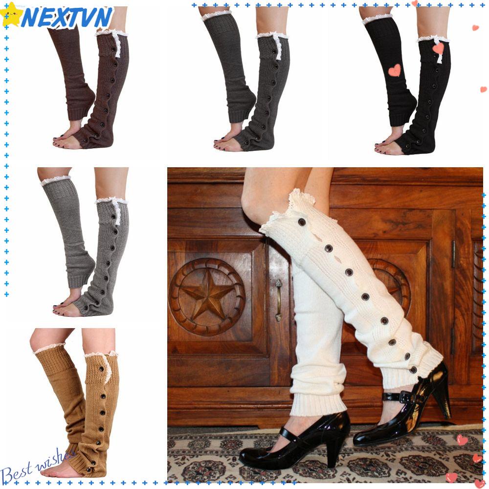 Vớ Ống Chân Giữ Ấm Mùa Đông Kiểu Dáng Mới Dành Cho Nữ