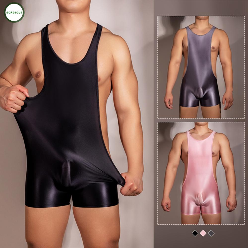New Coming~Bodysuit Swimwear Backless Black/Pink/Grey Fitness Glossy High Elastic#Home Essentialses