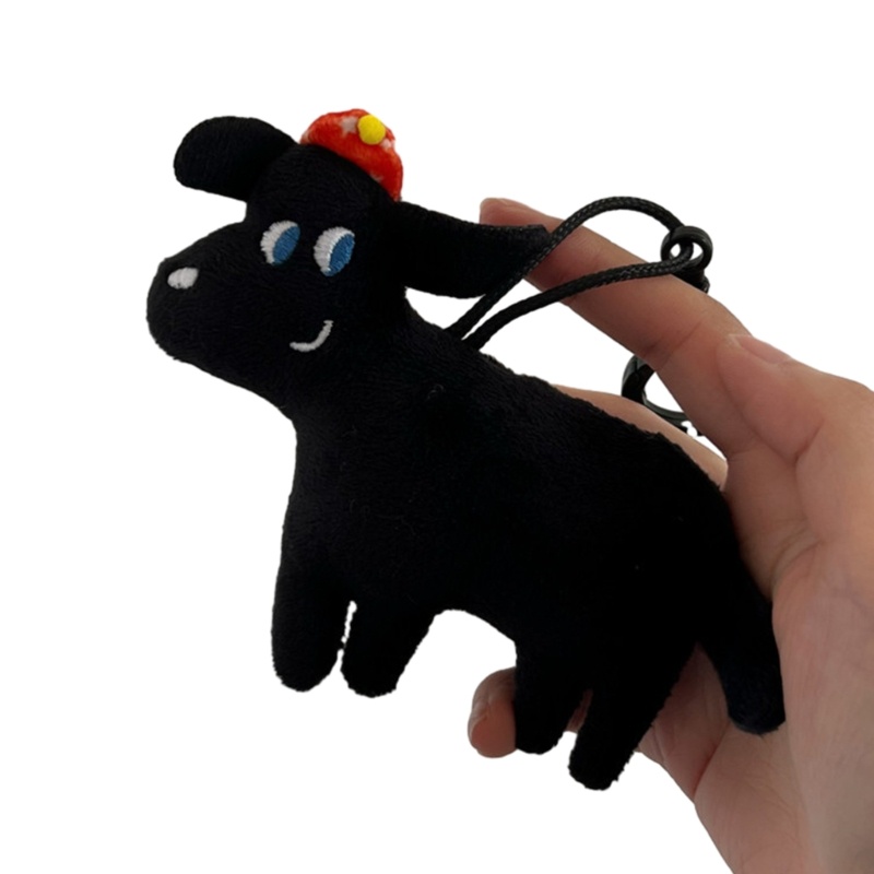 Móc Khóa Hình Cún Nhồi Bông Dễ Thương Dùng Trang Trí Ba Lô