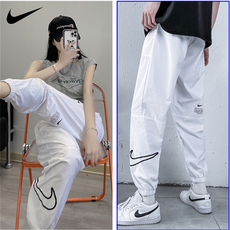 Quần Thể Thao Harem Chính Hãng 100% Nylon Co Giãn Có Thắt Lưng Dành Cho Nam Nữ
