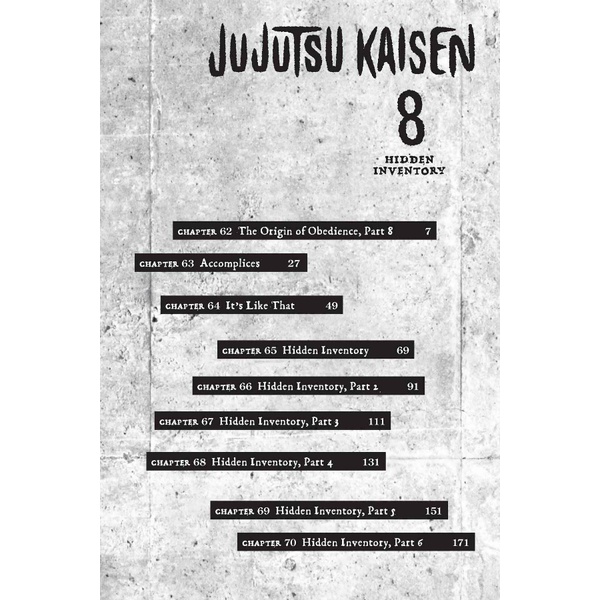 Sách Jujutsu Kaisen 8