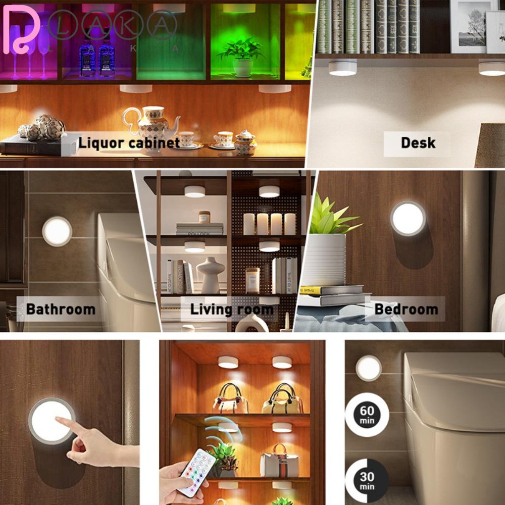 Đèn LED Ánh Sáng Ban Đêm Sử Dụng Pin Có Thể Điều Chỉnh Độ Sáng