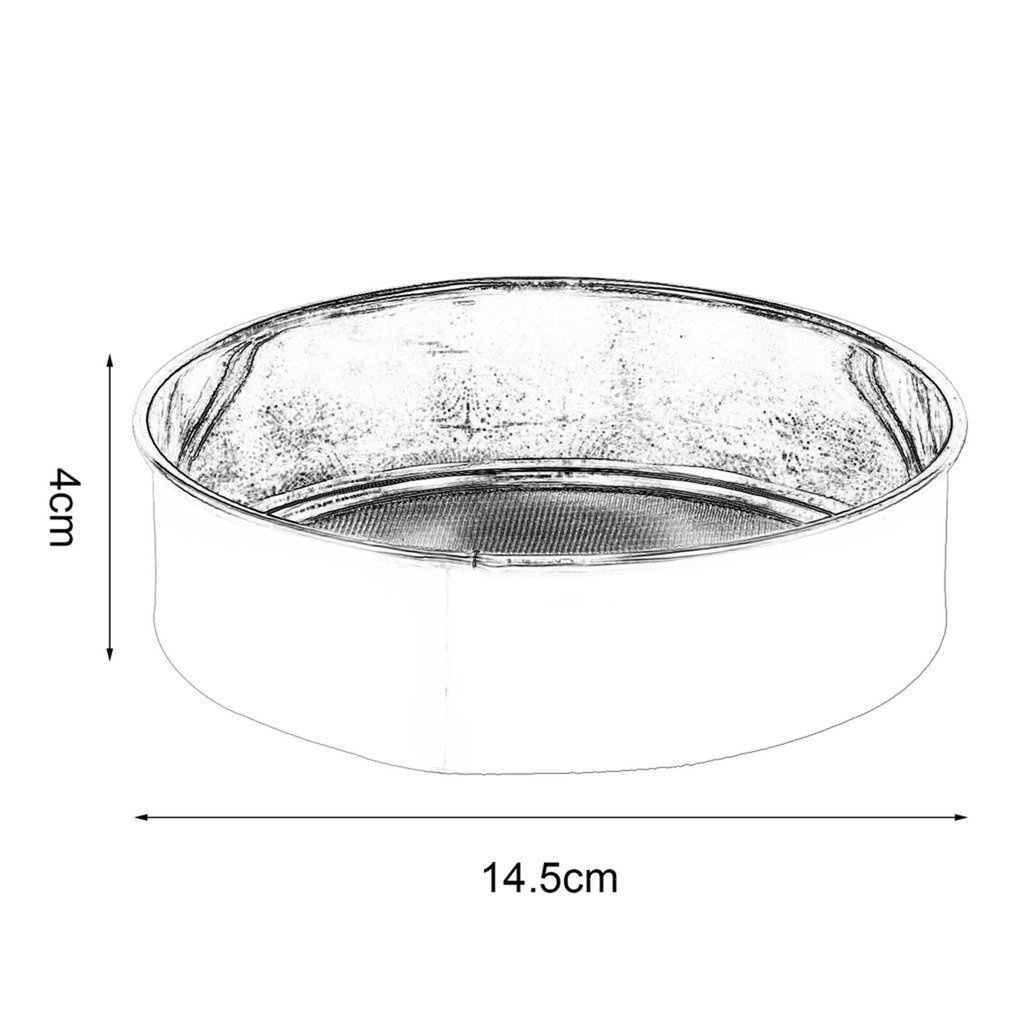 =Christmas=Stainless Steel Mesh Flour Sifting Sifter Sieve Strainer Cake Baking Kitchen