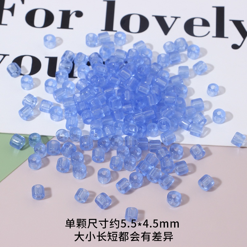 Túi Hạt Xỏ Lỗ Làm Trang Sức Thủ Công 100g 5.5 * 4.5mm