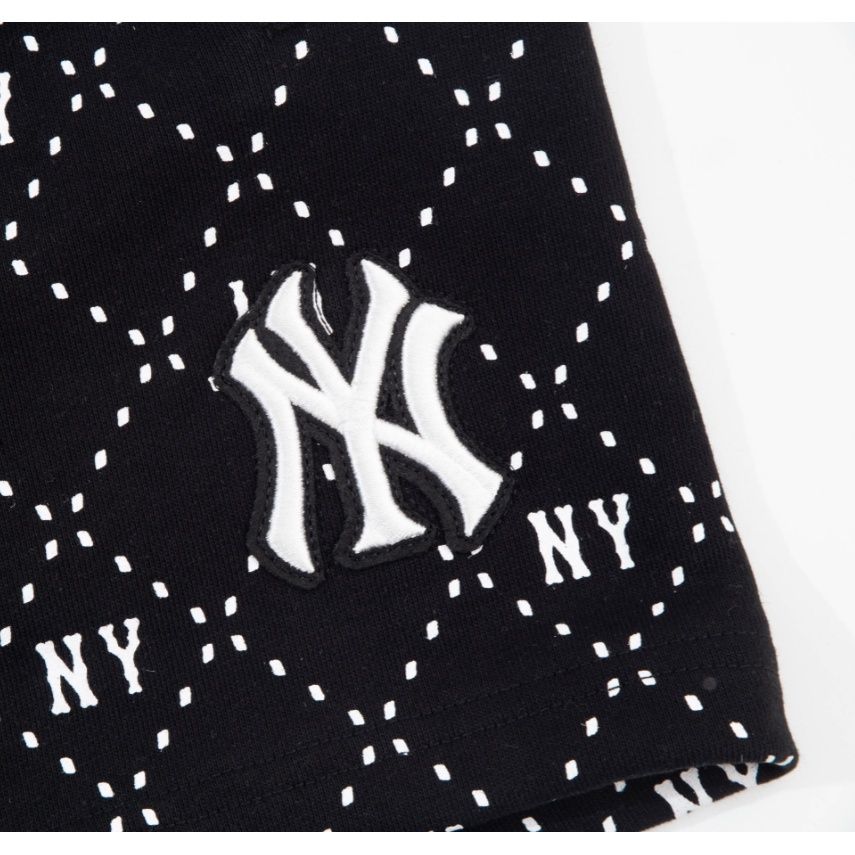 Hàng Có Sẵn! Quần Short Lưng Thun Thêu Logo MLB Thời Trang Mùa Hè Cho Nam Và Nữ