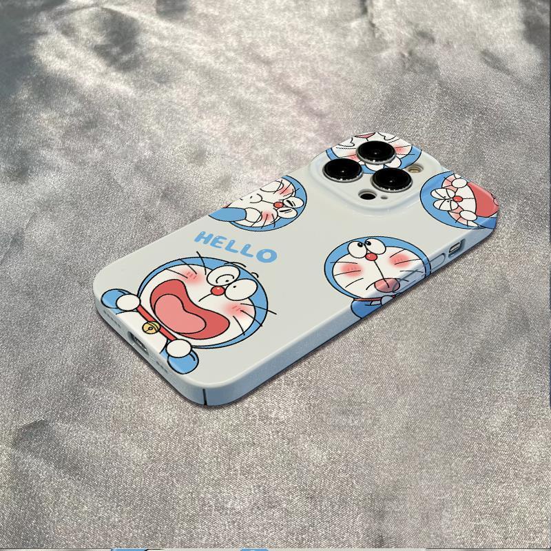 Ốp Điện Thoại Dẻo Họa Tiết Hoạt Hình Doremon Dễ Thương Chống Sốc Cho iPhone12max Apple 14Promax 78 13