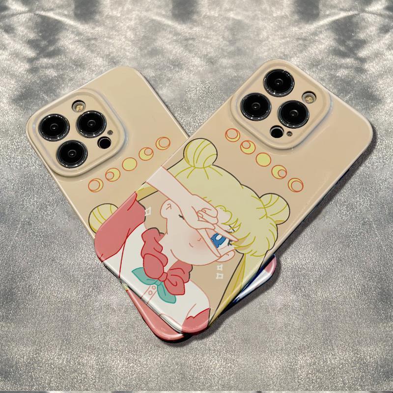 Ốp Điện Thoại Họa Tiết Thủy Thủ Mặt Trăng Chống Sốc Cho Iphone 136In Plus 14 Pro 78 max 1211 5Ih