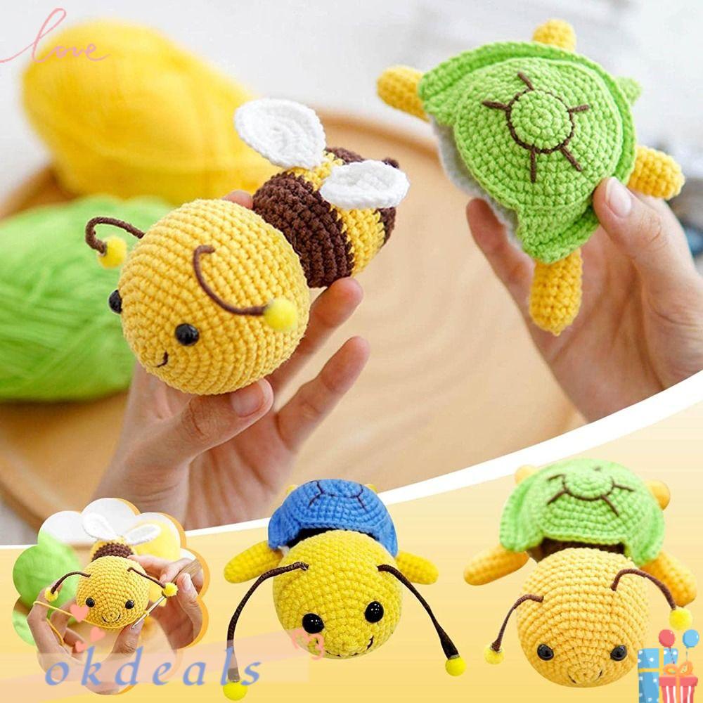 Bộ Dụng Cụ Đan Móc Thủ Công Hình Động Vật Cho Người Mới Bắt Đầu DIY