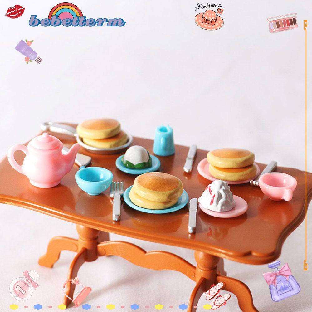 Mô Hình Bữa Sáng Giả Trang Trí Nhà Búp Bê ob11