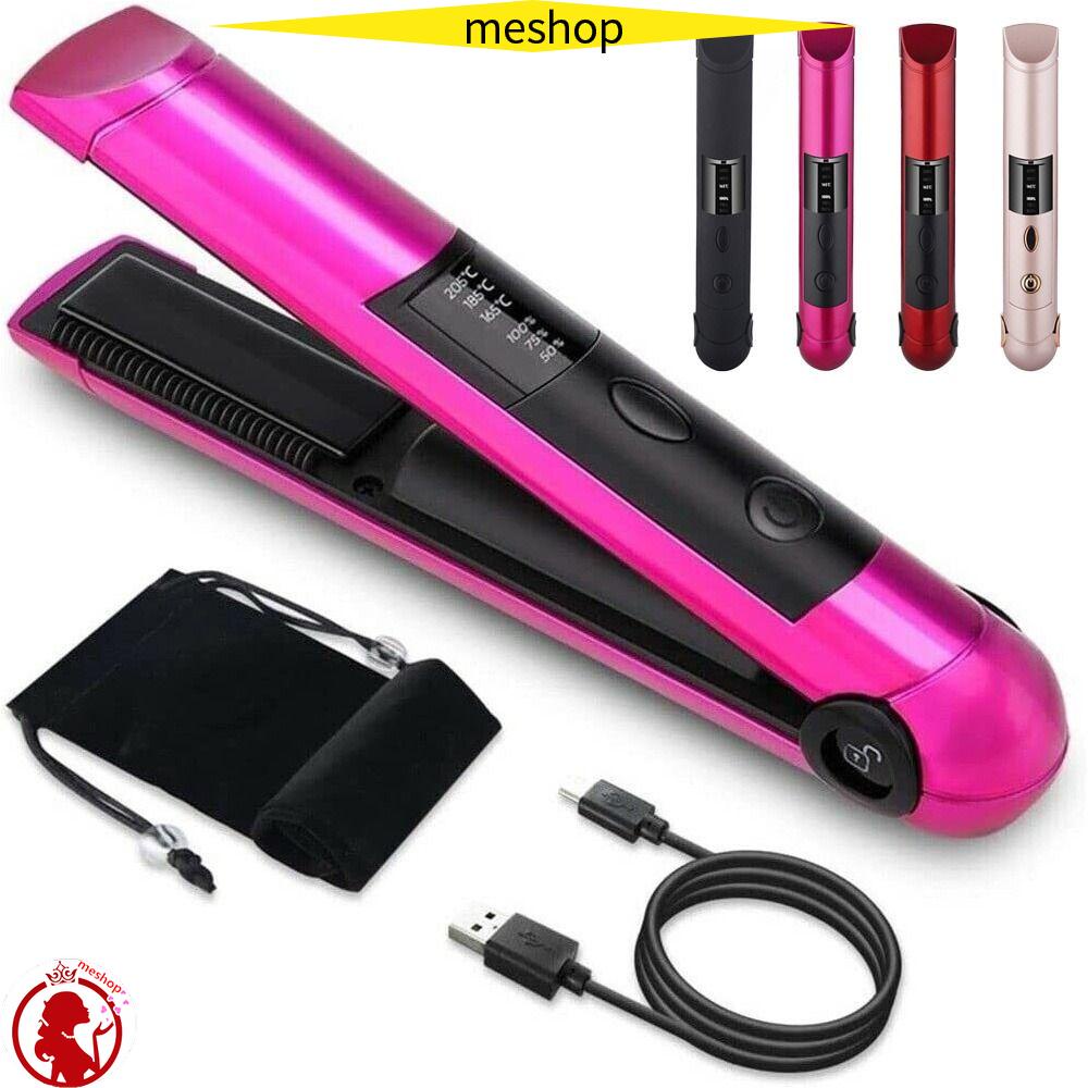 Máy Duỗi Tóc Không Lõi Sạc Usb Bền Bỉ Dành Cho Nam Và Nữ