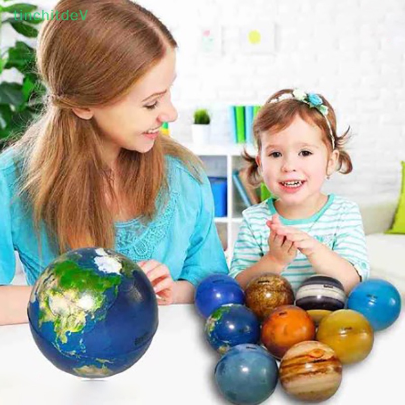 1 Bóng Cao Su Bouncing Hình Hành Tinh Hệ Mặt Trời Thiếcchitdev