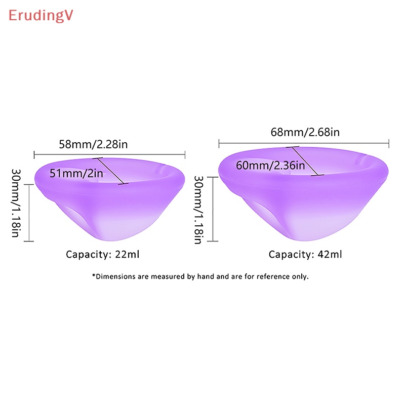 [ErudingV] Đĩa Lót Kinh Nguyệt Bằng Silicon Mềm Có Thể Tái Sử Dụng [Mới]