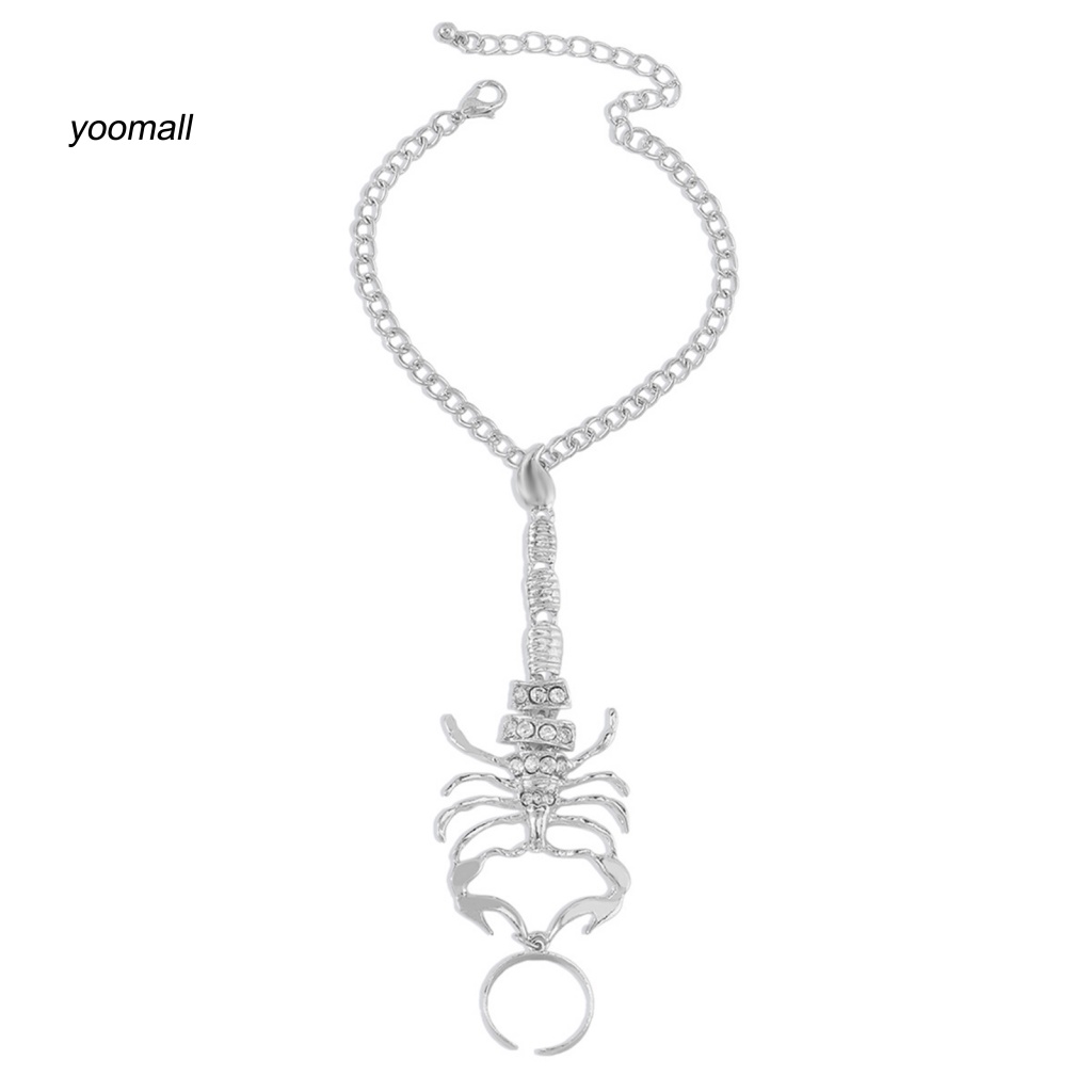 Yo / Vòng Tay Nối Hình Động Vật Đính Đá Zircon Giả Mạ Điện Không Phai Màu Trang Trí Tiệc Tùng Cho Nữ