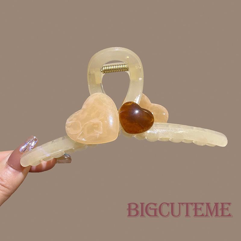 Kẹp Tóc Càng Cua Bằng Nhựa Chống Trượt Dày Dặn Cho Cô Dâu