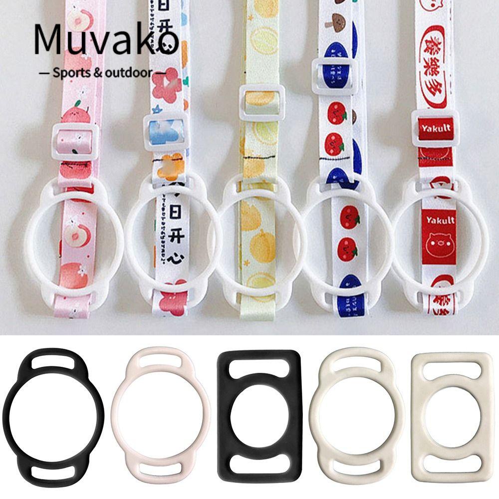 MUVAKO Set 10 Móc Treo Bình Nước Thể Thao Bằng Cao Su Nhiều Màu