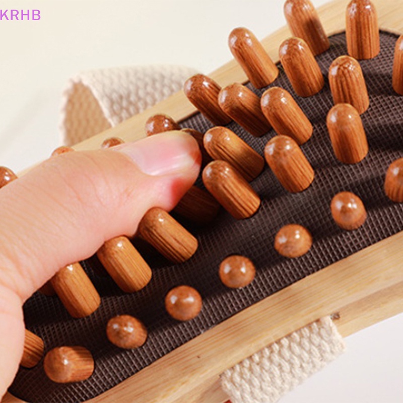 Lược Chải Mát Xa Làm Dịu Da Đầu Bằng Gỗ Tiện Dụng Cho Spa Mới