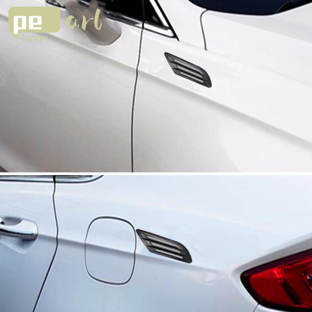PEARLVN FENDER .Bộ 2 Miếng Dán Trang Trí Lỗ Thông Gió Bằng ABS Dành Cho Xe Hơi BMW