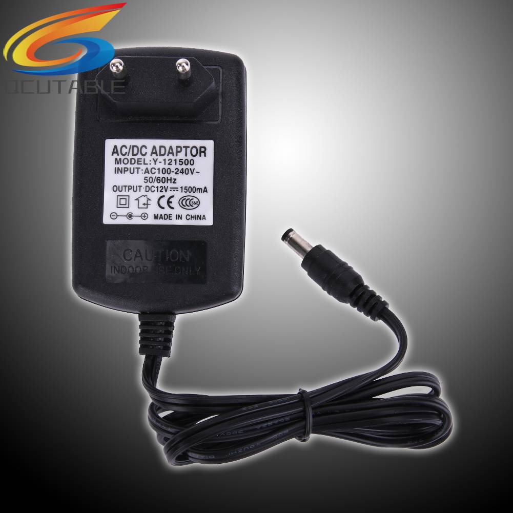 Dây Nguồn DC12V 1.5A Chuyển Đổi AC Sang DC 5.5 * 2.5 mm
