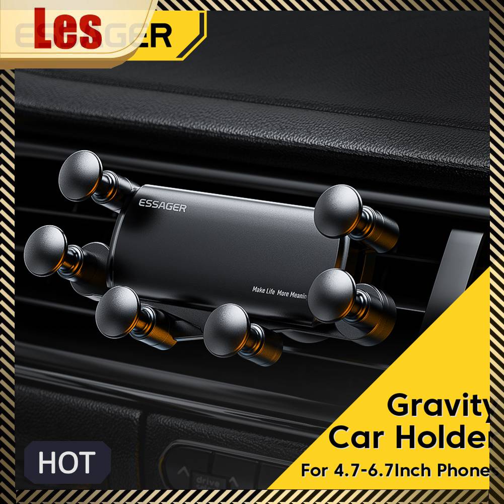 Essager Giá Đỡ Điện Thoại Gắn Lỗ Thông Gió Xe Hơi Chống Trượt Tiện Dụng