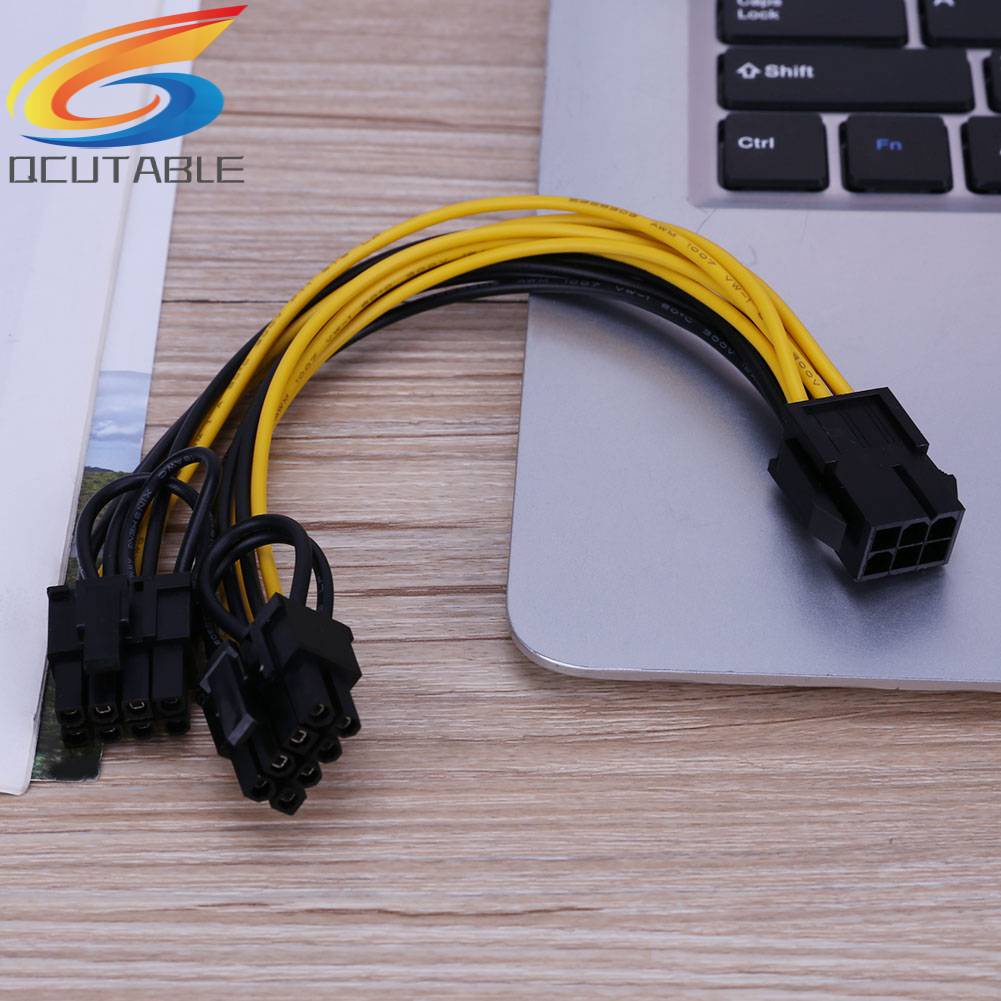 Cáp Chia Cổng 6Pin Sang 8 (6 + 2) Cho Card Đồ Họa