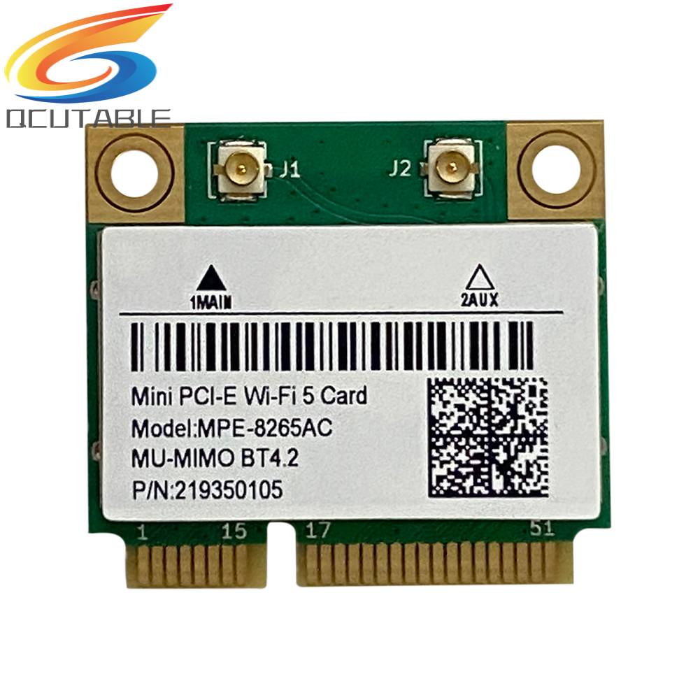 Thẻ Mạng Không Dây 1200M MC8265 Băng Tần Kép 2.4GHz 5GHz Mini PCIe