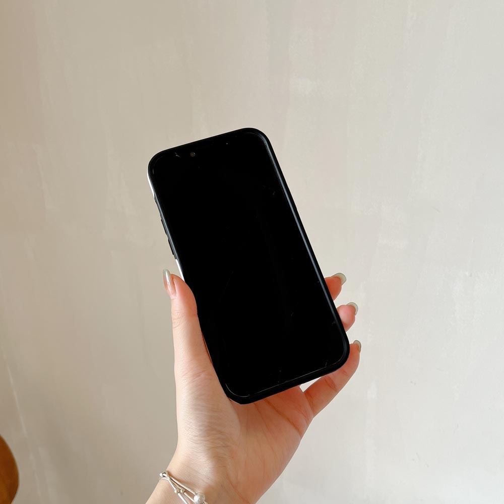 Ốp Điện Thoại Cứng Họa Tiết Chữ Màu Hồng Cho iPhone 11 12 12Pro 12ProMax 13 13Pro 13ProMax 14 14Pro 14ProMax