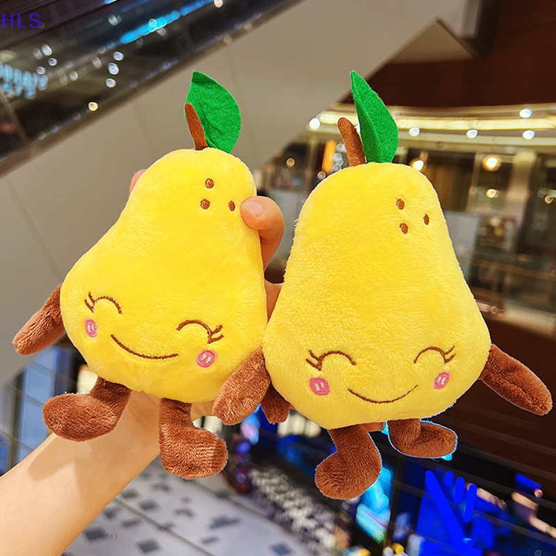 Móc Khóa Hình Trái Cây Nhồi Bông Mềm Mại Đáng Yêu