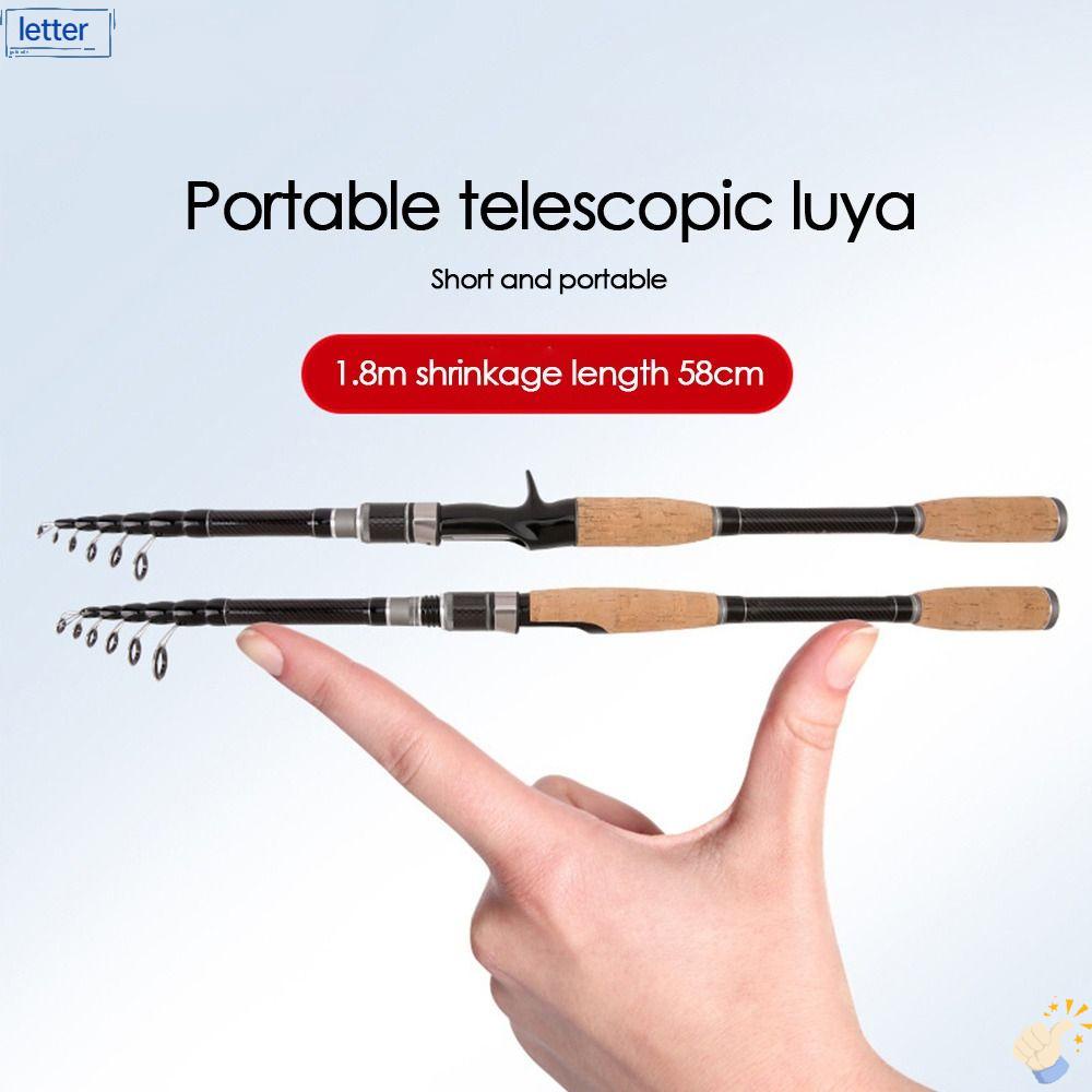 LET Cần Câu Cá Bằng Sợi Carbon Siêu Nhẹ Có Thể Thu Gọn Tiện Dụng