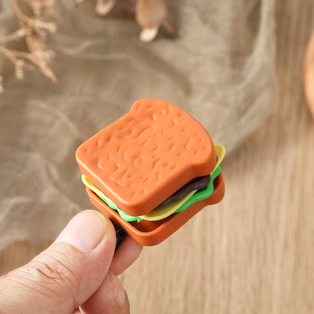 Haimeikang Kẹp Tóc Mini Hình Thức Ăn Vui Nhộn Dễ Thương Cho Bé Gái